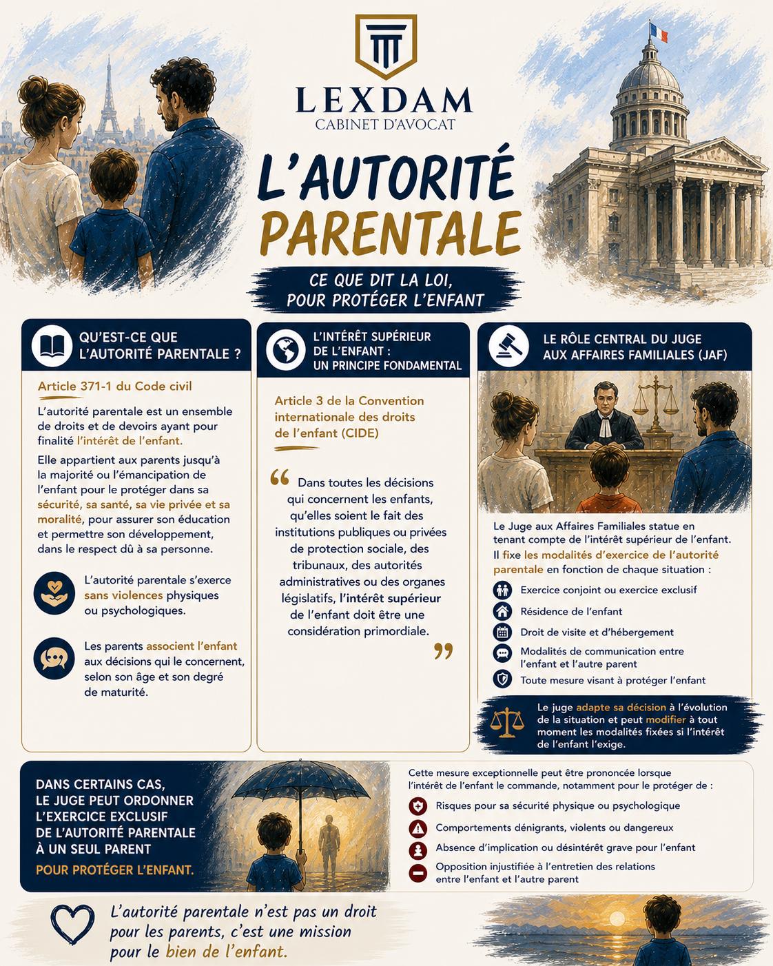 Résidence de l’enfant et autorité parentale : sur quels critères le juge décide-t-il ?